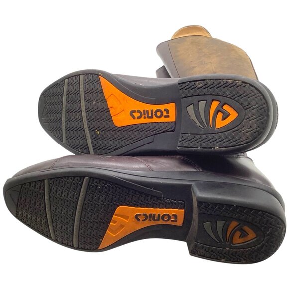 TONICS Jupiter Riding Boots 9.5 Equestrian Smooth Brown Leather Zip Up 41/47/37 - Picture 7 of 10